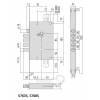 Замок врезной CISA 57.685 (114677)