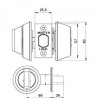 Замок врезной Dead Bolt Master Lock (214217)