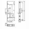 Корпус замка BKS №50 PZ 40/16 VBH