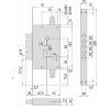 Замок врезной CISA сувальдный 57.675 (114663)