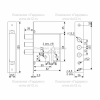 Замок врезной Гардиан цилиндровый 12.01 (214813)