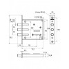 Замок врезной Меттэм ЗВ 8 842.0.0