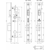 Корпус замка FUARO с защелкой 4916-30/92 (214810)