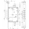 Замок врезной Mottura 52771 (141780)