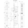 Корпус замка KALE 153/P (214210)