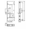 Корпус замка BKS № 50 PZ 25/16