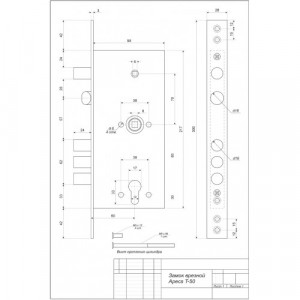 Корпус замка Apecs Т-50-С-CR (114956)