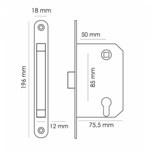 Корпус замка Morelli 1885P SC (151753)