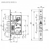 Корпус замка FUARO с защелкой V10/C-60.85.3R14 (114517)