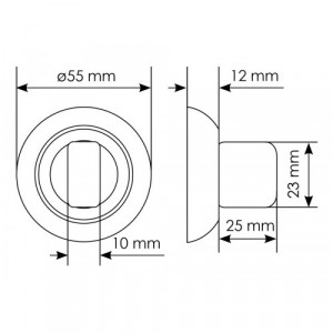 Завертка Morelli MH-WC BL черный (112733)