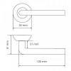 Ручка Morelli МН-03 BL-IND DIY "Колонна" черная (112730)