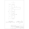 Ручки на планке Apecs HP-42.0101-S-C-CR-L (214290)