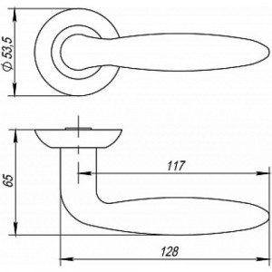 Ручка PUNTO ABG-6 TL BASIS зеленая бронза (112033)