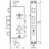 Корпус замка Master Lock с круглым ригелем 3024-3Р Leksa (114960)